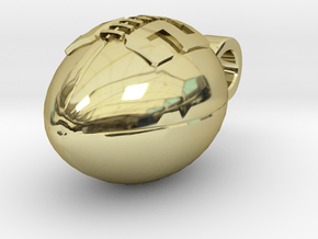 Pendant Football#52  in 18K Gold Plated
