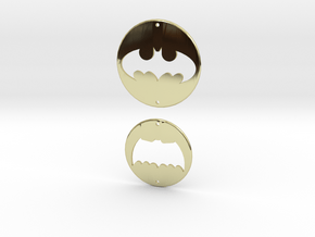 Batman Logo Charms 2 in 18K Gold Plated
