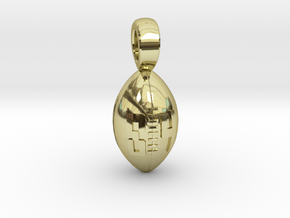 Football Pendant #84 small size in 18K Gold Plated