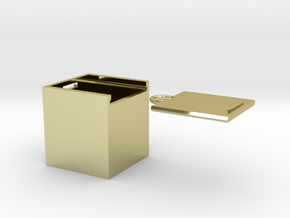 Box for small "SOMA cube" (please see the product) in 18K Gold Plated