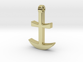 Anchor Pendant in 18K Gold Plated