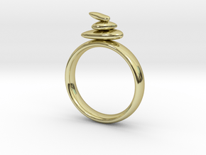 Balance Ring size 8 in 18K Gold Plated