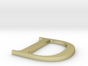 Letter-D in 18K Gold Plated
