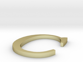 Letter-C in 18K Gold Plated