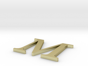 Letter-M in 18K Gold Plated