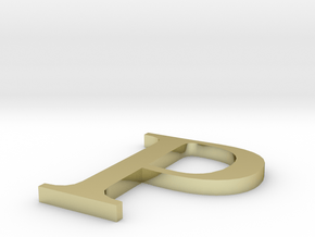 Letter-P in 18K Gold Plated