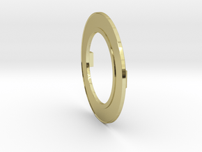 Horn Button retainer, LOW PROFILE, Ver.2 ($10) in 18K Gold Plated