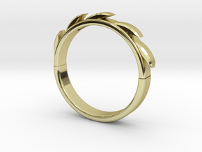 Sun flower Ring in 18K Gold Plated