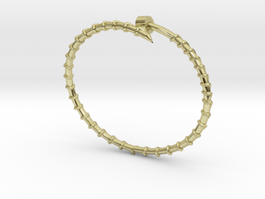 Dainty Screw Bracelet -Small in 18K Gold Plated