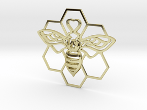 The Bee Pendant in 18K Gold Plated