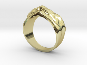 Sand Dune Ring in 18K Gold Plated