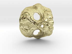 Dr. K Skull Pendant in 18K Gold Plated