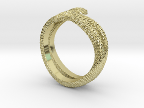 Snake ring in 18K Gold Plated