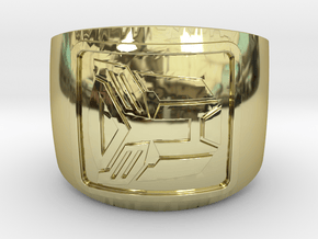 Autobot Ring in 18K Gold Plated