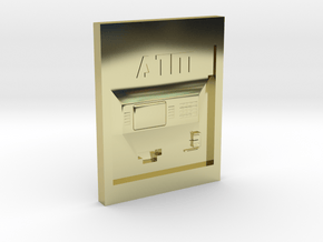 Contemporary ATM for 4" Figures in 18K Gold Plated