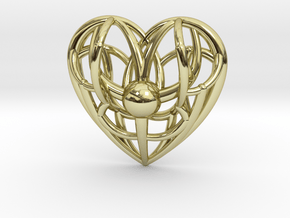 Awakened Heart Pendant in 18K Gold Plated