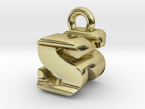 3D Monogram - SNF1 in 18K Gold Plated