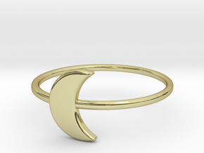 Moon Midi Ring 16mm inner diameter by CURIO in 18K Gold Plated