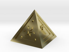 Legend of Zelda Pyramid Display Piece in 18K Gold Plated