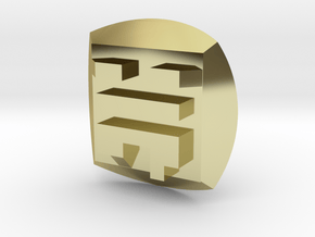 Bionicle - Nuva Symbol - Air in 18K Gold Plated