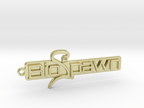 BioSpawn Logo Keychain in 18K Gold Plated