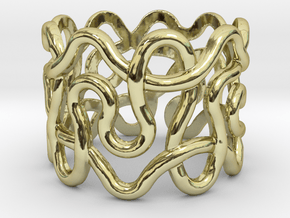 Loose Plonter ring size 7 in 18K Gold Plated