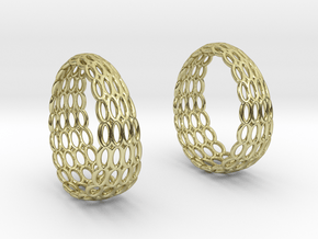 Wired Beauty 5 Hoop Earrings 30mm in 18K Gold Plated