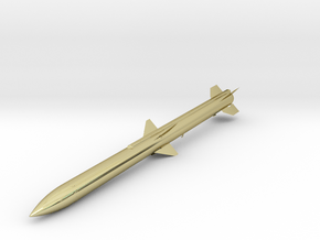 Small Aircraft Missile in 18K Gold Plated