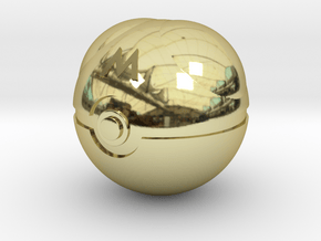 Master Ball Original Size (8cm in diameter) in 18K Gold Plated