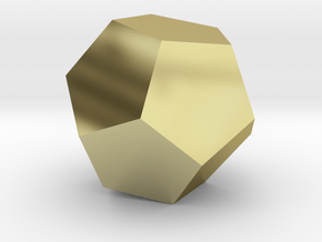 Dodecahedron in 18K Gold Plated