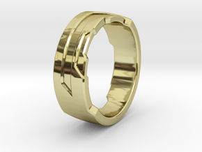 Ring Size B in 18K Gold Plated