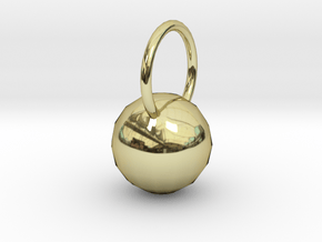 Low Res Disco Sphere Pendant in 18K Gold Plated