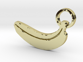 Banana Keychain in 18K Gold Plated