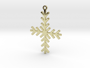 Winter Cross in 18K Gold Plated
