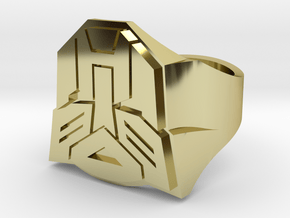 [Transformer] Autobot-ring Size #6 in 18K Gold Plated