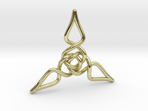 Triquetra Pendant 1 in 18K Gold Plated
