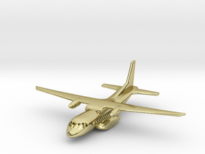 1:700 CASA/IPTN CN-235 military transport aircraft in 18K Gold Plated
