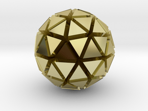 Tri-Ico-Sphere in 18K Gold Plated