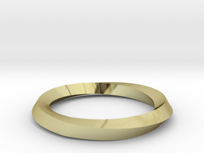 Mobius Wedding Ring-Size 6 in 18K Gold Plated