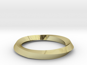 Mobius Wedding Ring-Size 5, multiple sizes listed in 18K Gold Plated
