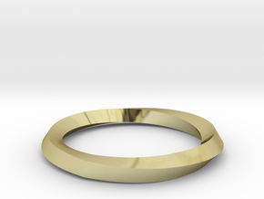 Mobius Wedding Ring-Size 8 in 18K Gold Plated