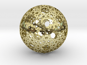 Star Weave Mesh Sphere in 18K Gold Plated