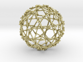 Bamboo Sphere in 18K Gold Plated