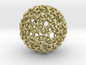 Weave Mesho Sphere in 18K Gold Plated