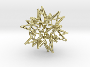 Tessa Star Core - Open Bottom - 5cm in 18K Gold Plated