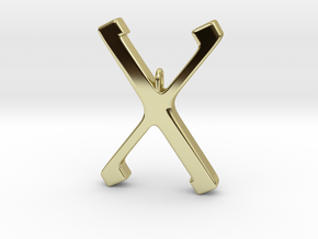 Rune Pendent - Gyfu in 18K Gold Plated