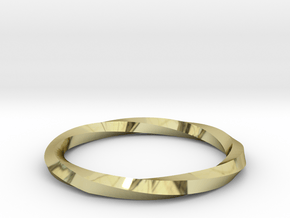 Nurbs Wedding Ring-Size 5.5 in 18K Gold Plated