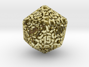 Ring d20 in 18K Gold Plated