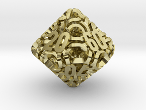 Ring d10 Decader in 18K Gold Plated