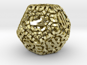Ring d12 in 18K Gold Plated